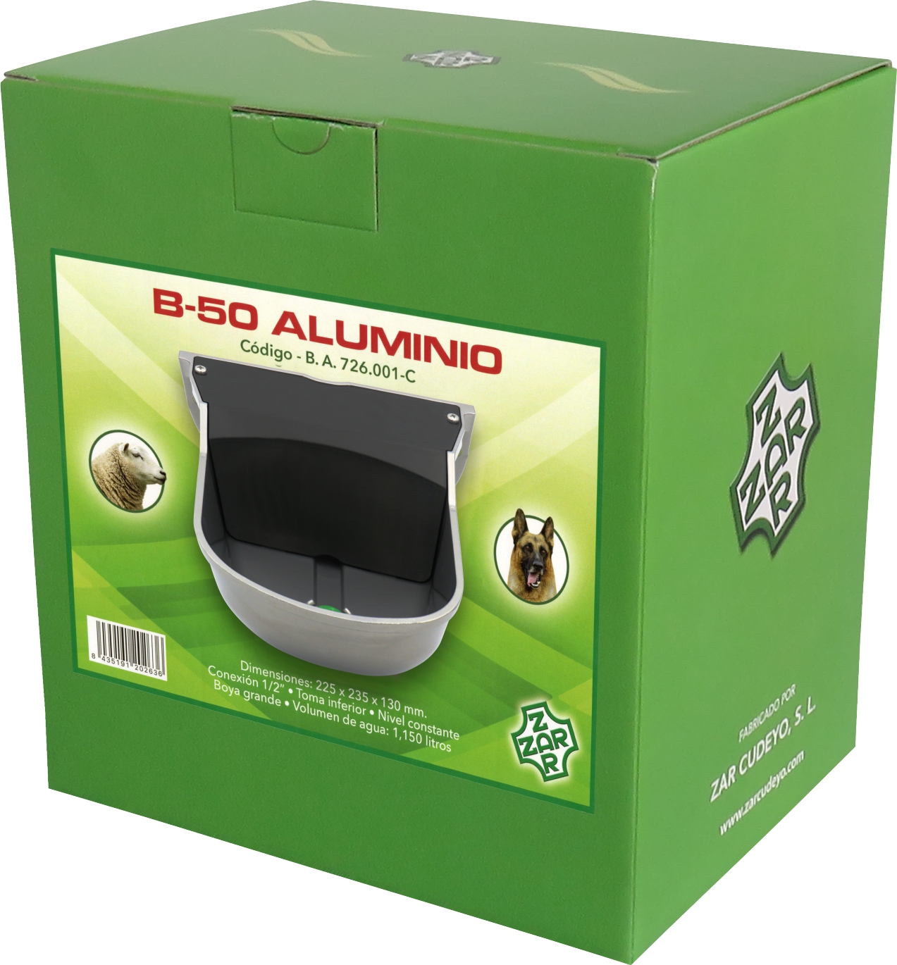 Modelo B-50 ALUMINIO PINTADO - Imagen 3