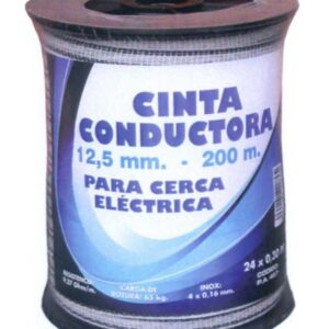 CINTA BICOLOR BLANCO Y NEGRO 12,5 mm